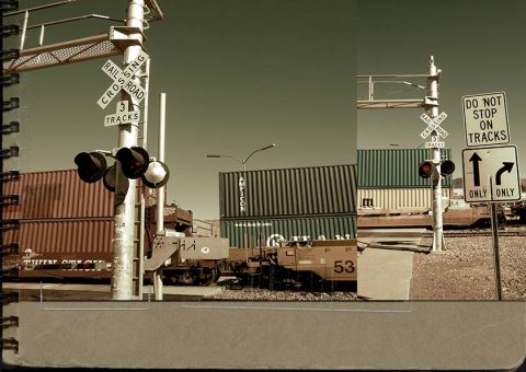 Dusted America - Collagen und Fotografie