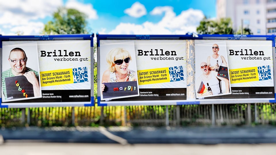 Schauhaus Werbeplakate