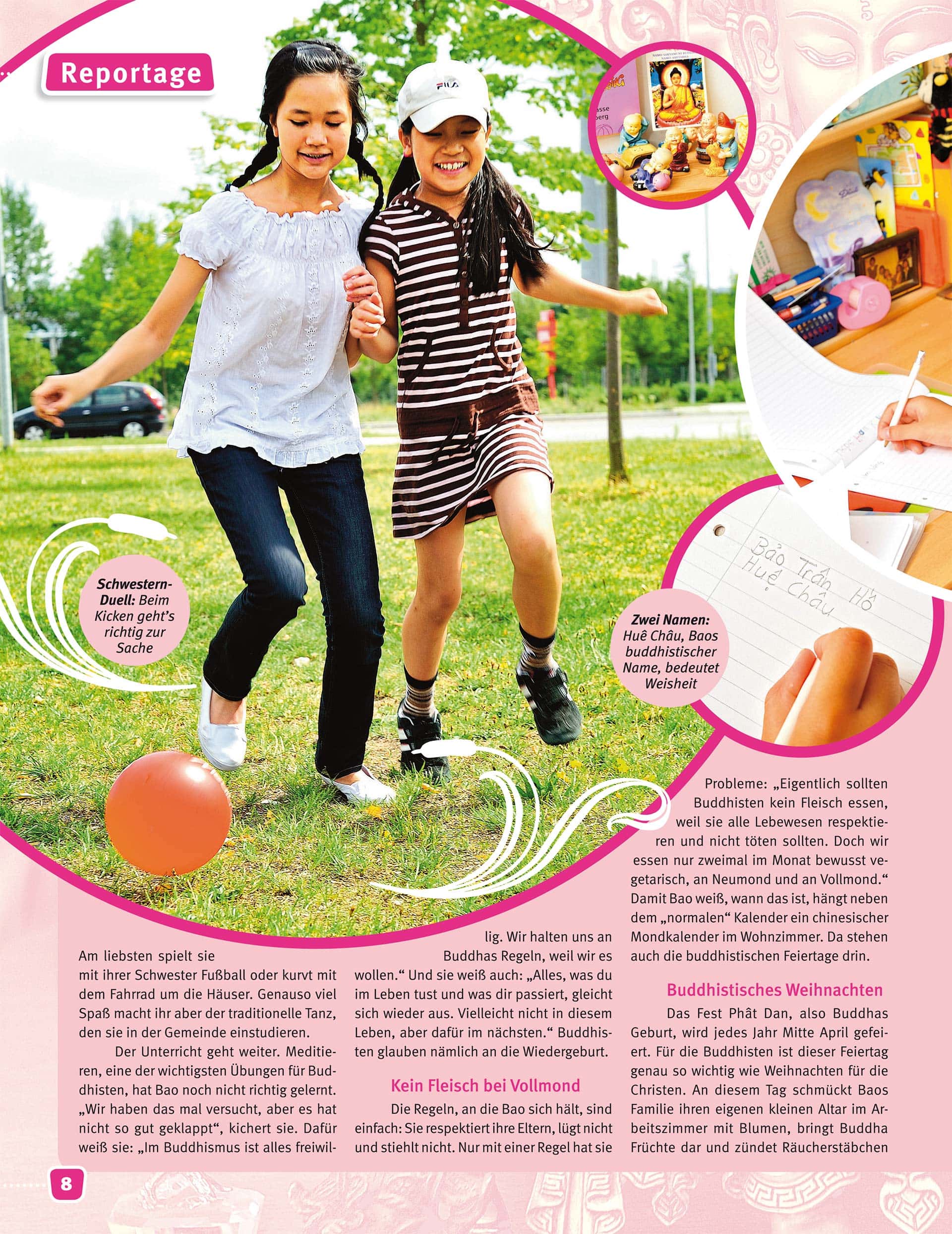 Buddhismus - Reportagefotografie für Magazin Stafette - Fotograf Fürth