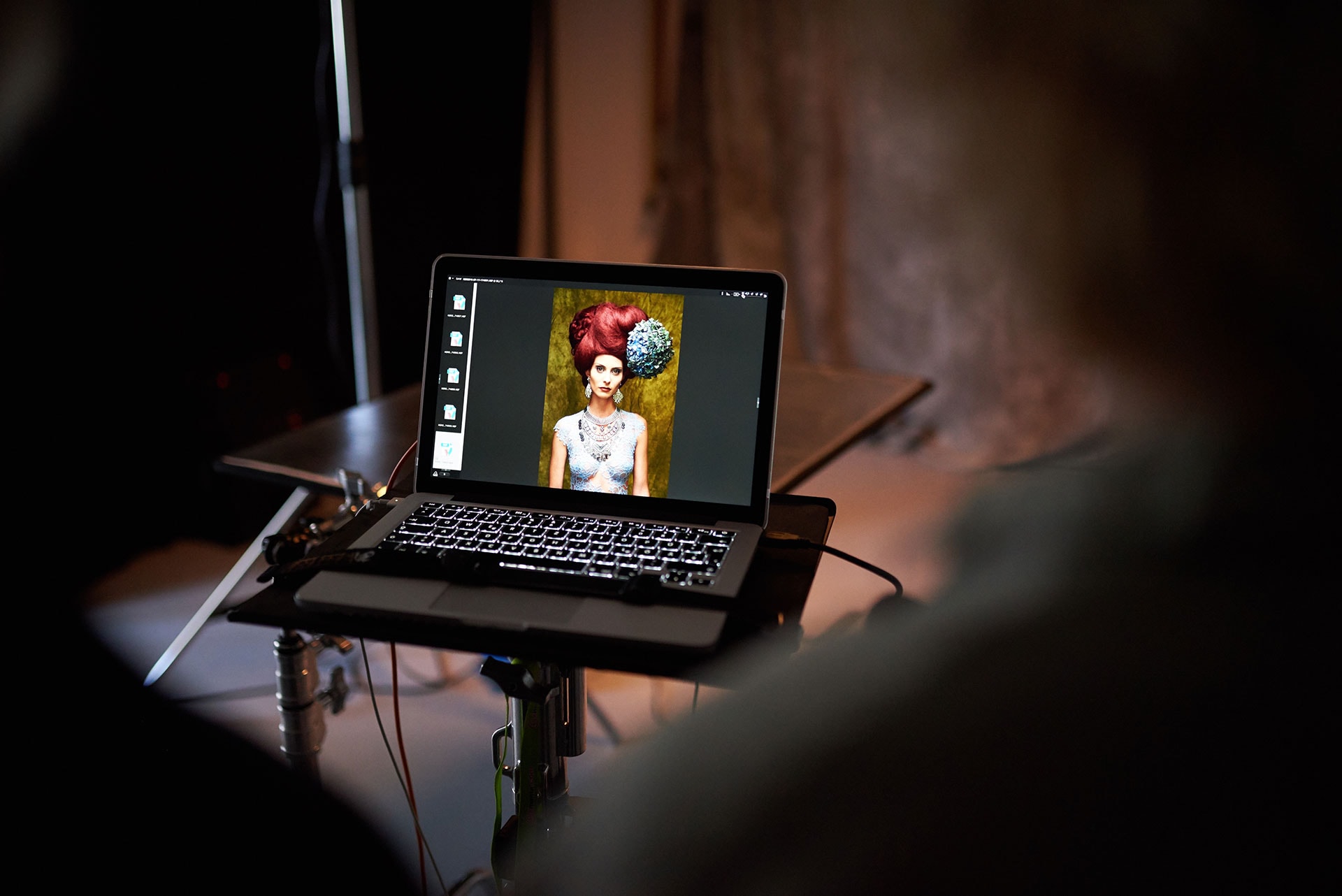 Fotograf Fürth, Making of des Big Hair Fotoshootings