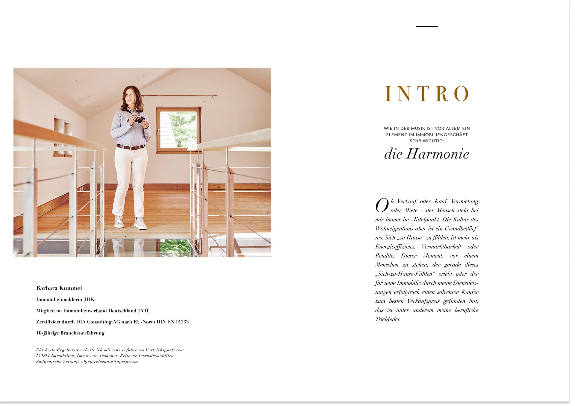 Imagefotografie für das Unternehmen Immoblilien Kontor in Freystadt