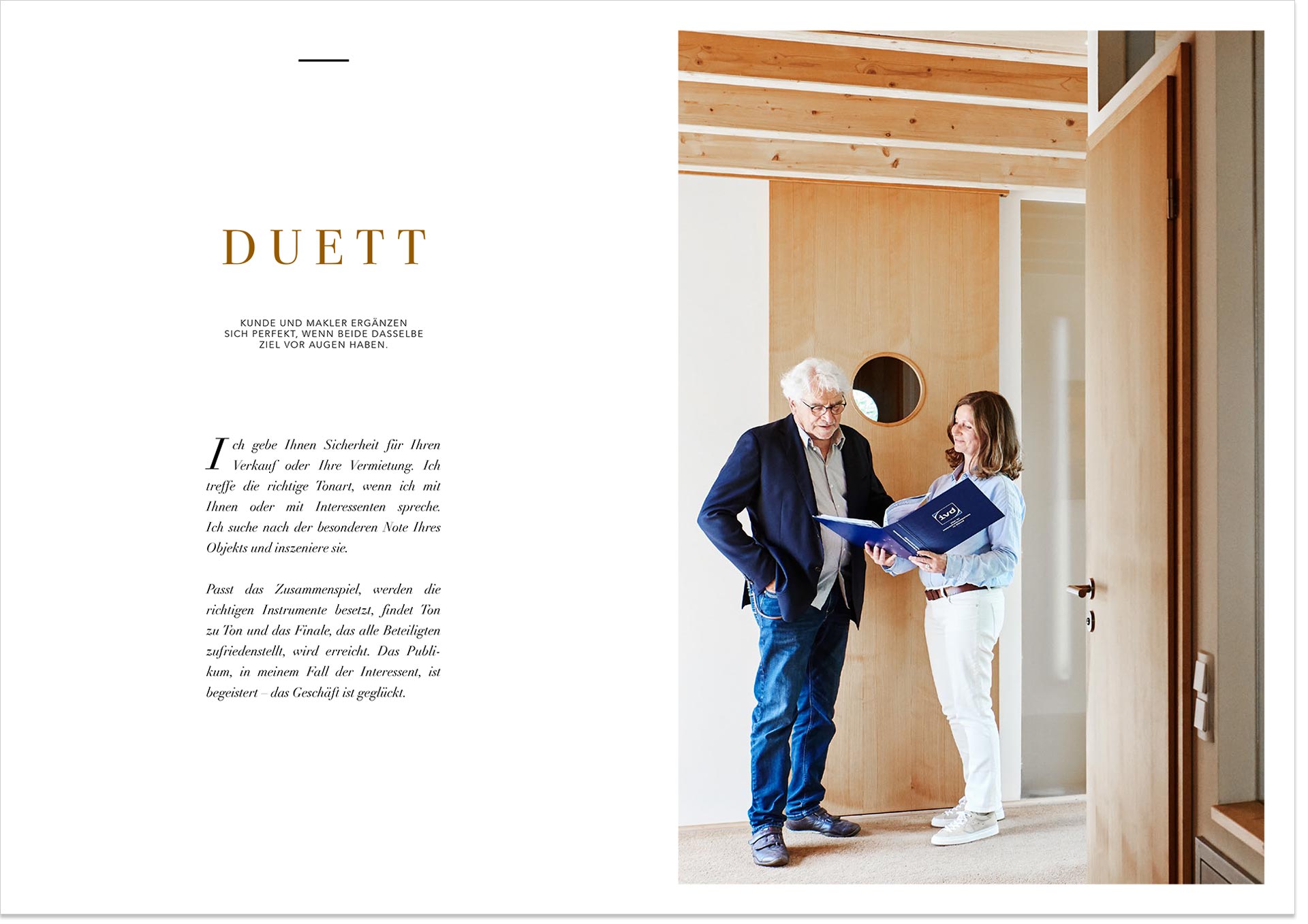 Imagefotografie für das Unternehmen Immoblilien Kontor in Freystadt