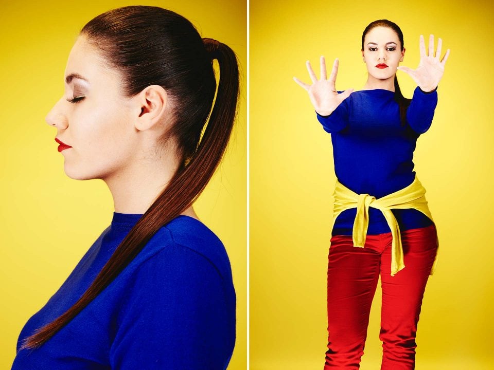 Fotograf Fürth, Color blocking Fotoshooting Make-up Artists School by Carola Hickl