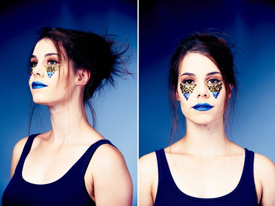 Fotograf Fürth, Freestyle Make up and Hair Shooting bei der Make up Artist Ausbildung