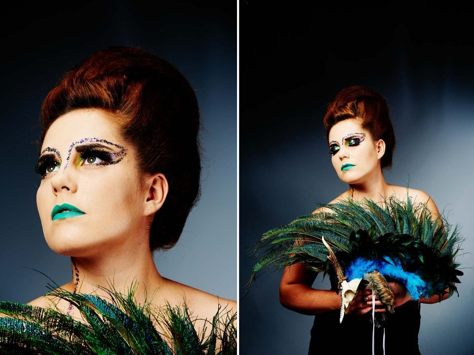 Fotograf Fürth, Freestyle Make up and Hair Shooting bei der Make up Artist Ausbildung