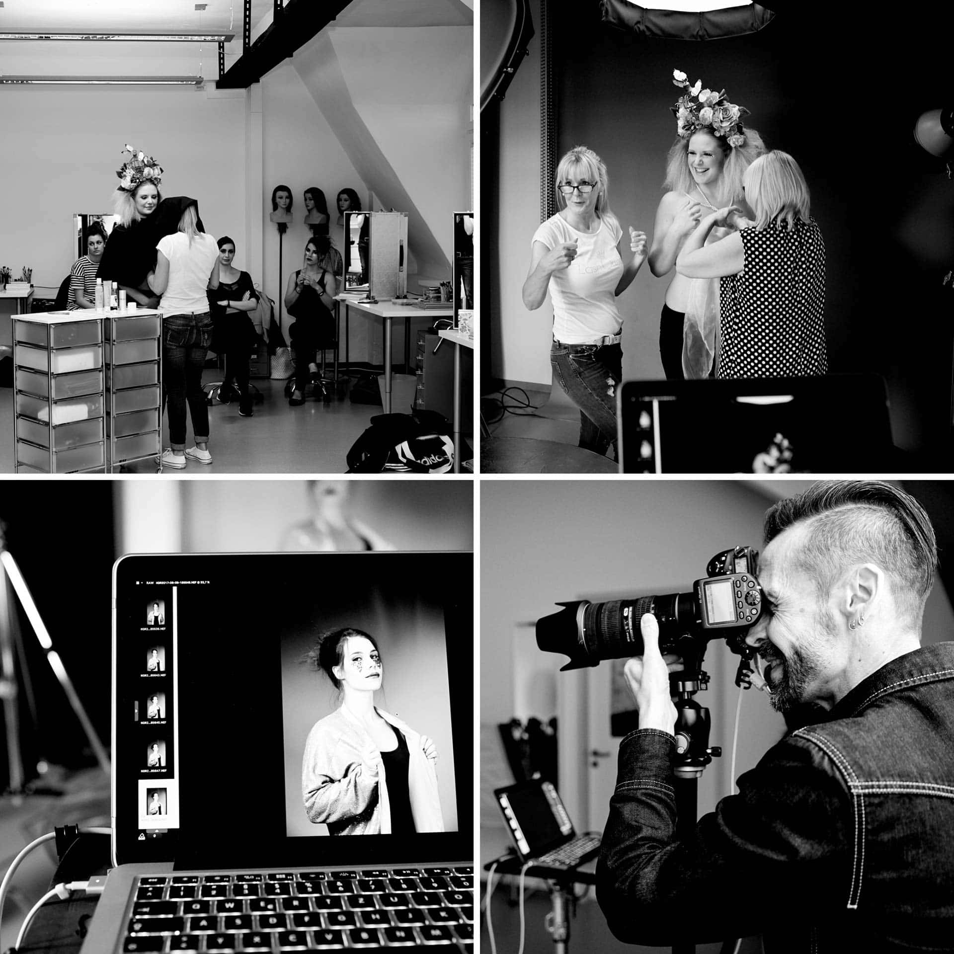 Freestyle Make up and Hair Shooting bei der Make up Artist Ausbildung Freestyle Make up and Hair Shooting bei der Make up Artist Ausbildung