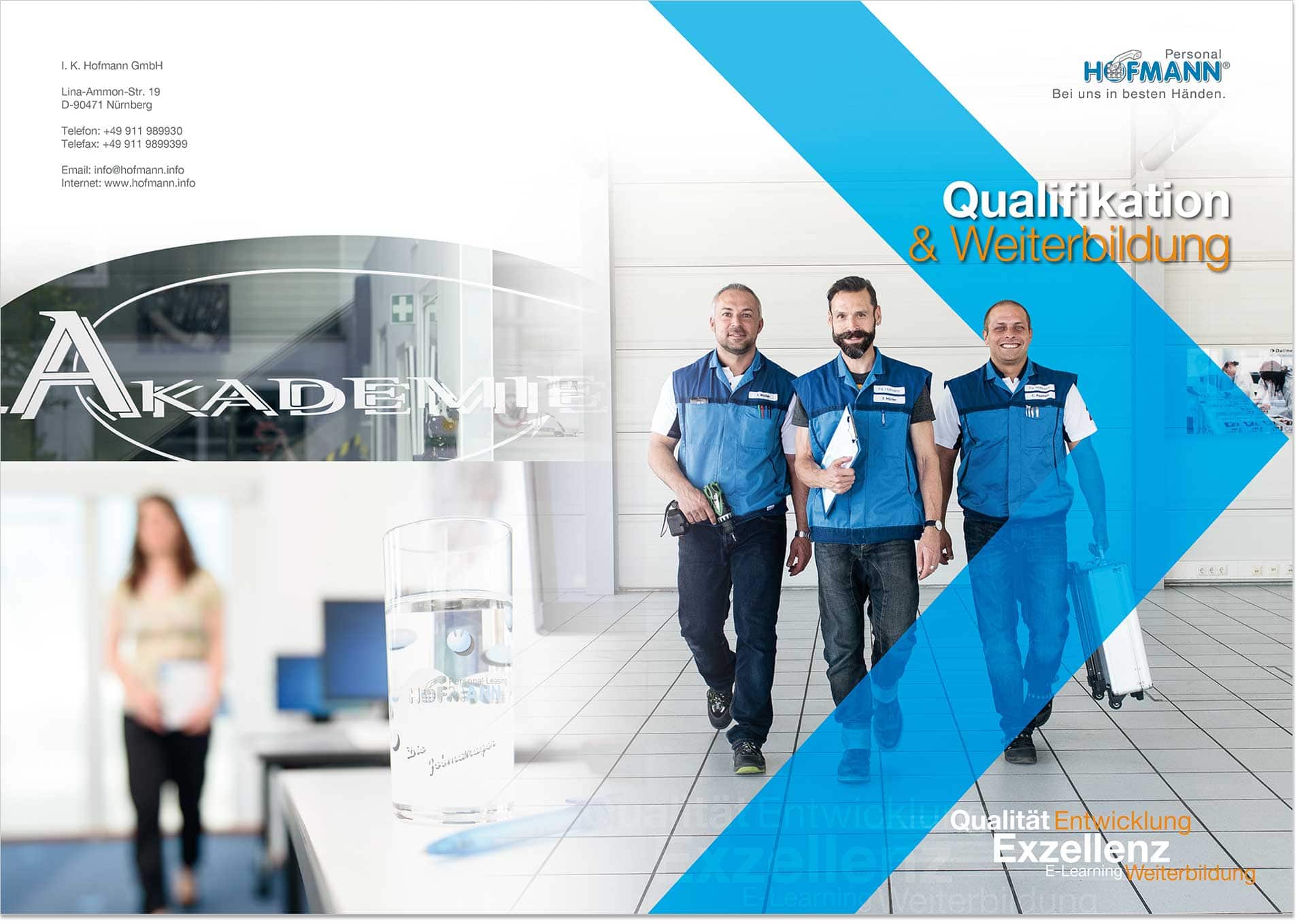 Imagefotografie für das Unternehmen I.K. Hofmann Personal