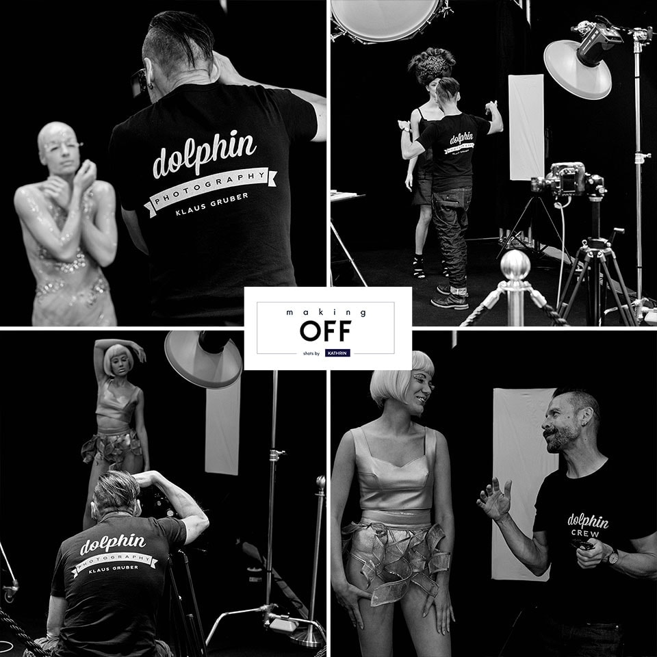 Fotograf Fürth, making of des Black and White Live-Fotoshootings