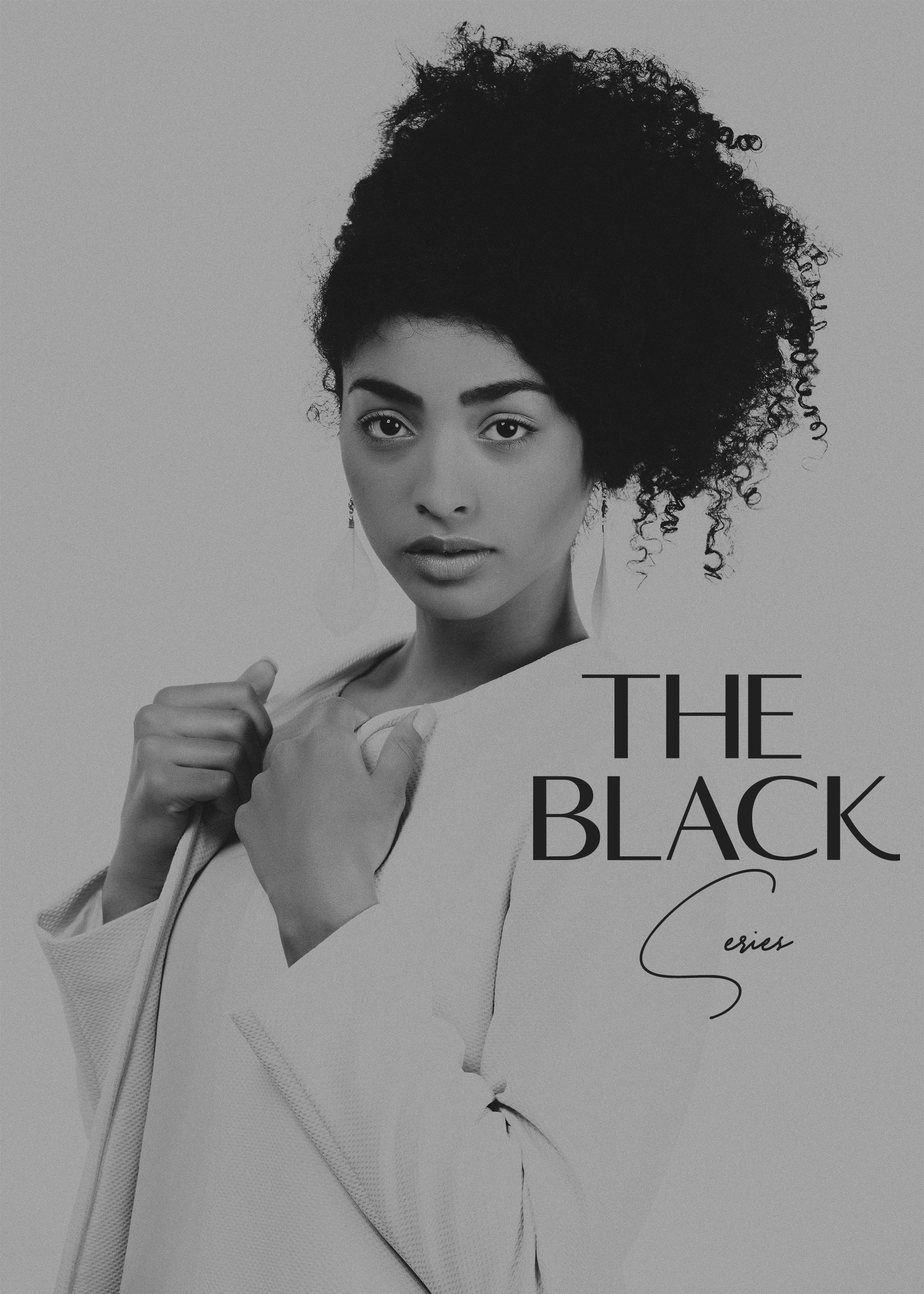 Schwarzweiss Fotografie mit professionellem Styling für die Make-up Artist School by Carola Hickl