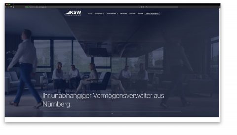 Unternehmensfotografie für KSW Vermögensverwaltung Nürnberg Fürth