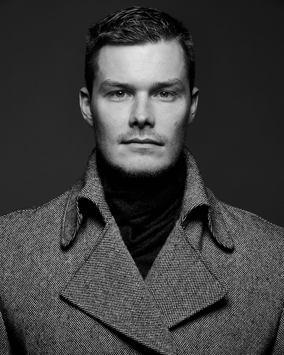 Schauspielerfotos im Studio, Männerportraits in Schwarzweiss, Fotograf Fürth