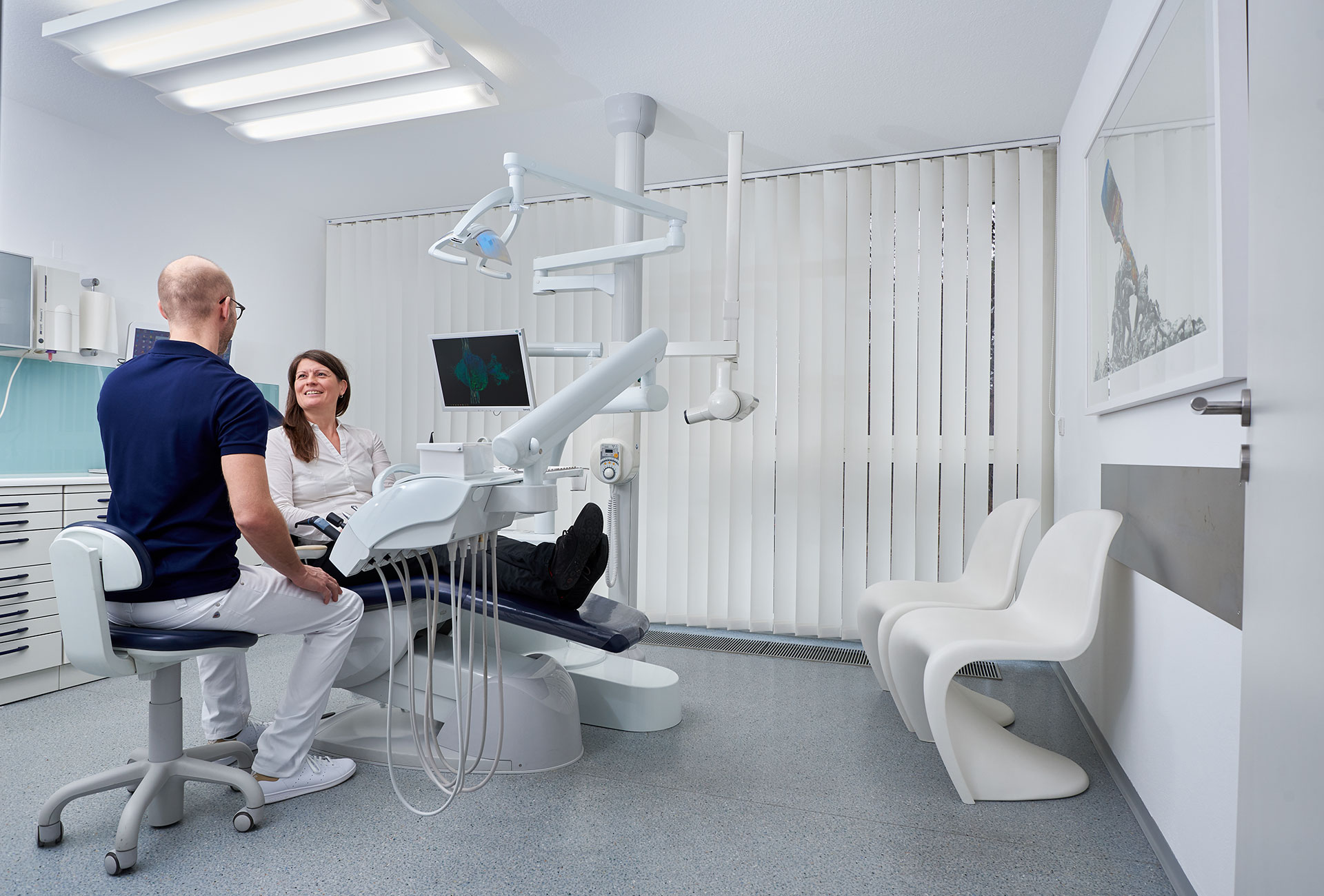 Fotograf Fürth, Fotos einer Zahnarztpraxis, Praxis Dr. Lösch in Nürnberg