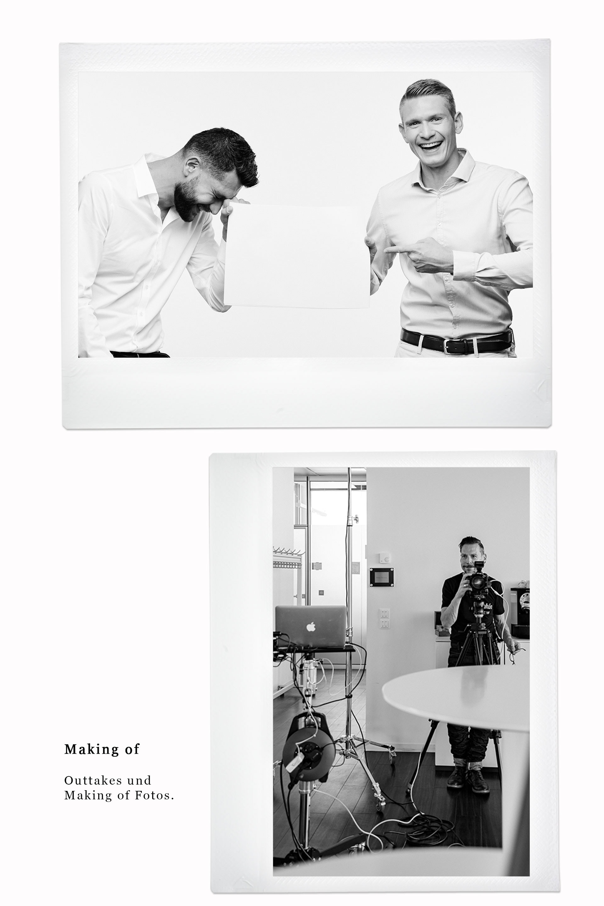 Fotograf Fürth, Making of beim Shooting für MID Nürnberg