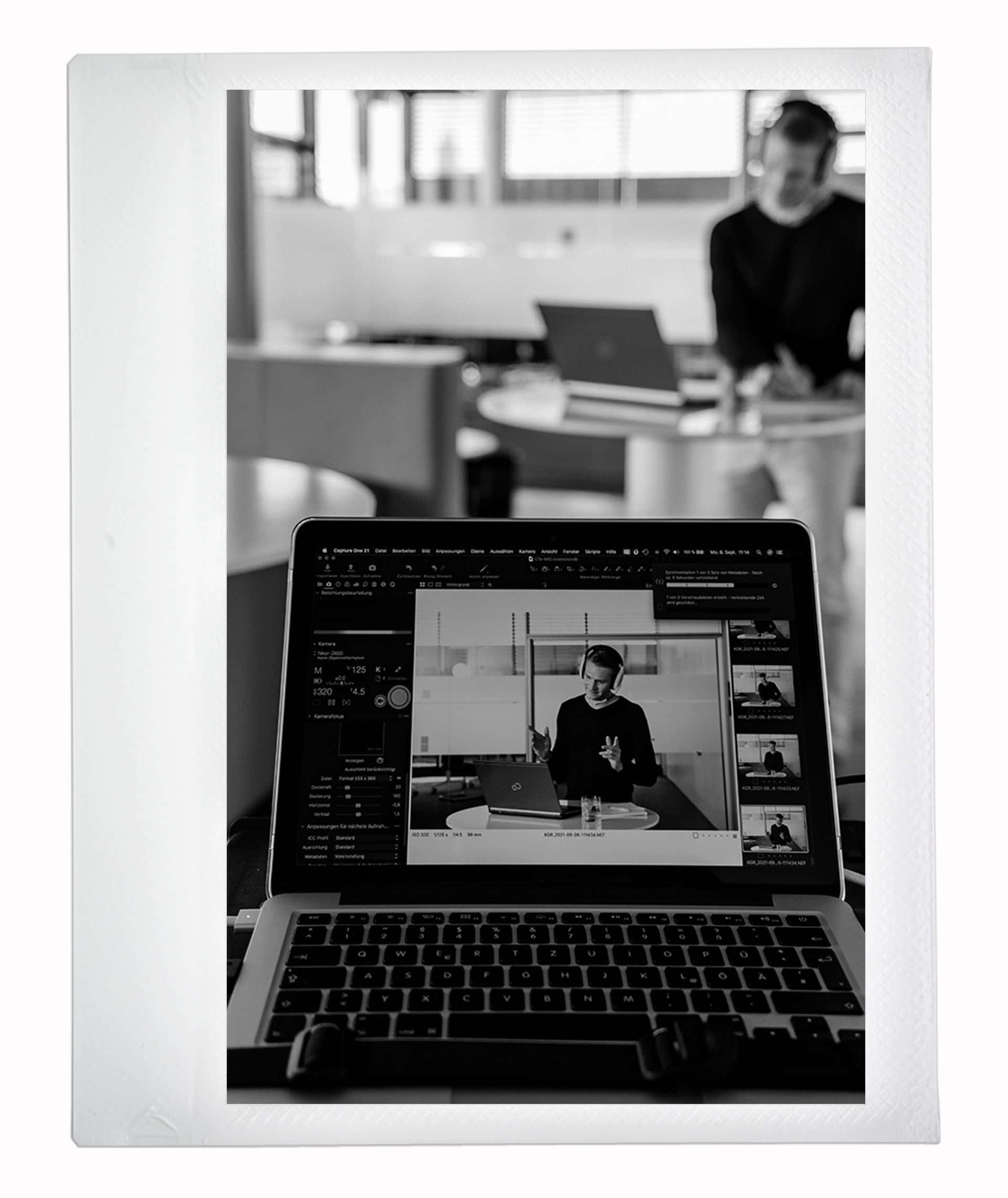 Fotograf Fürth, Making of beim Shooting für MID Nürnberg