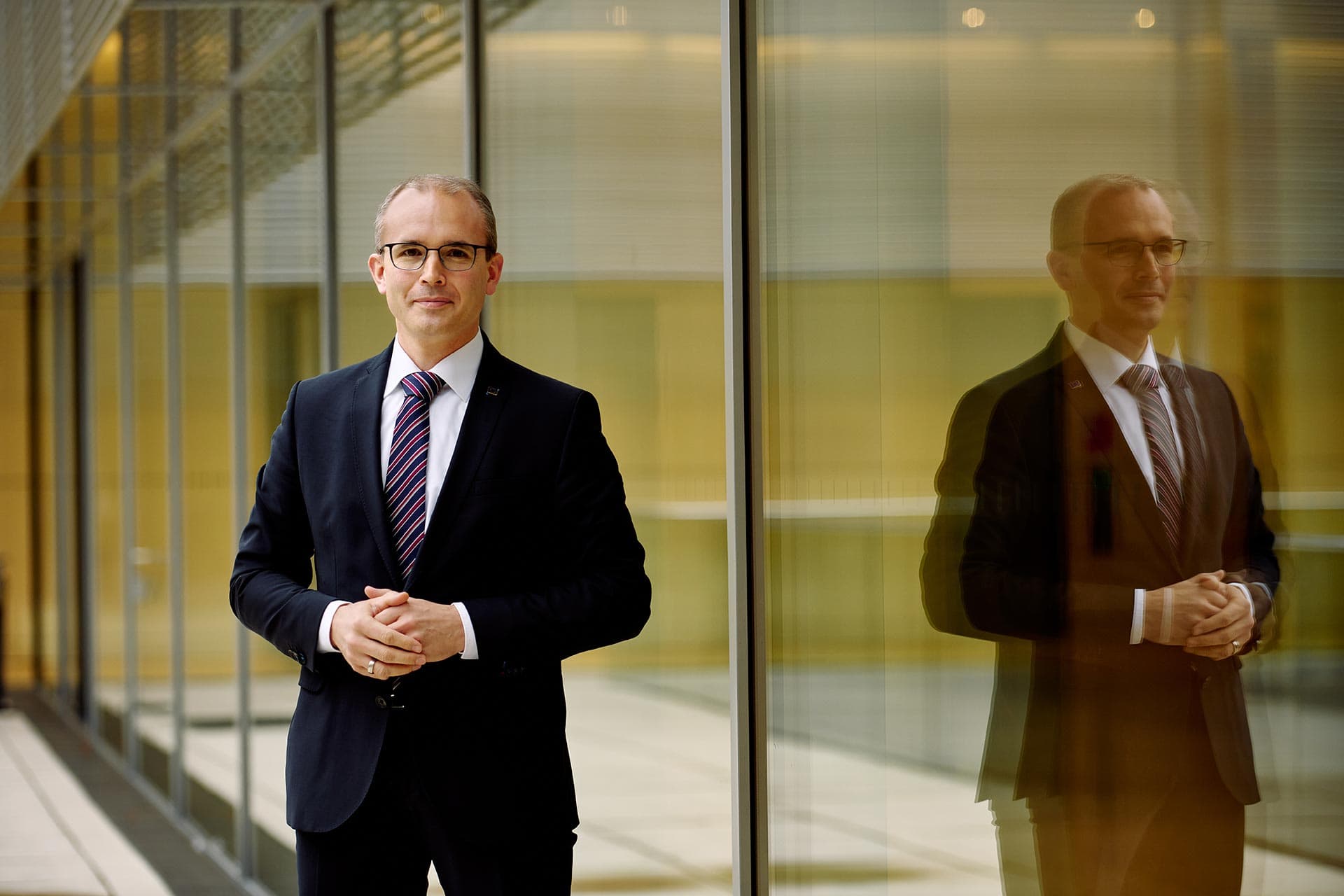 Politiker Portraits des CSU Politikers Tobias Winkler in Berlin