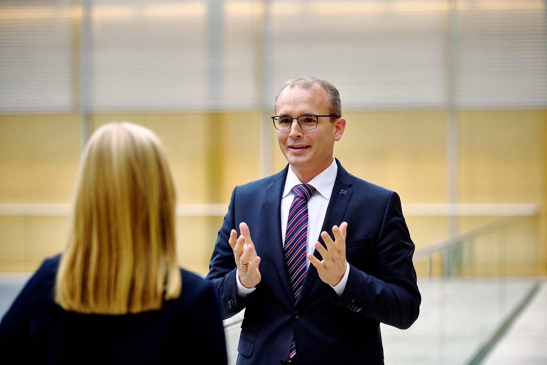 Politiker Portraits des CSU Politikers Tobias Winkler in Berlin