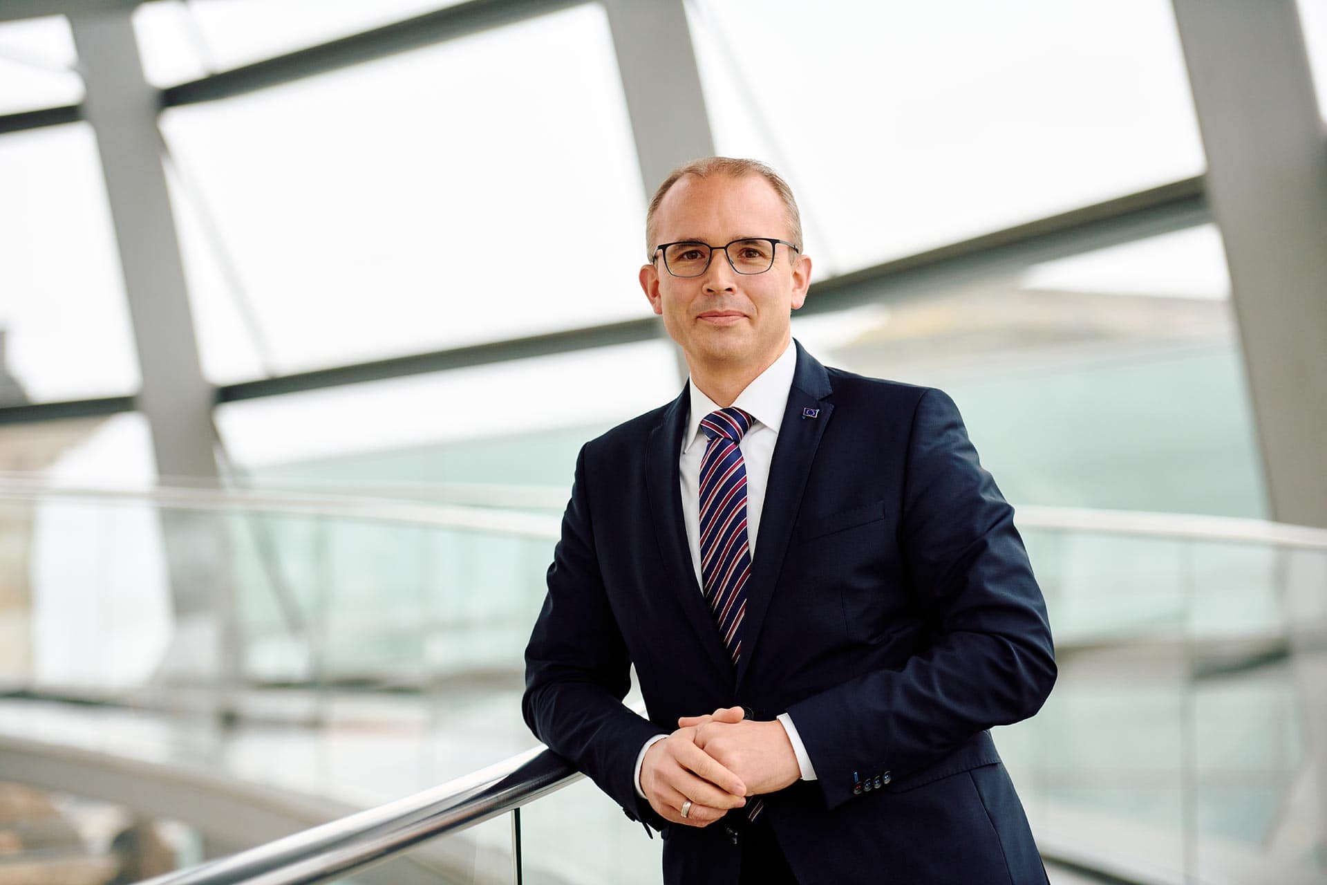 Politiker Portraits des CSU Politikers Tobias Winkler in Berlin