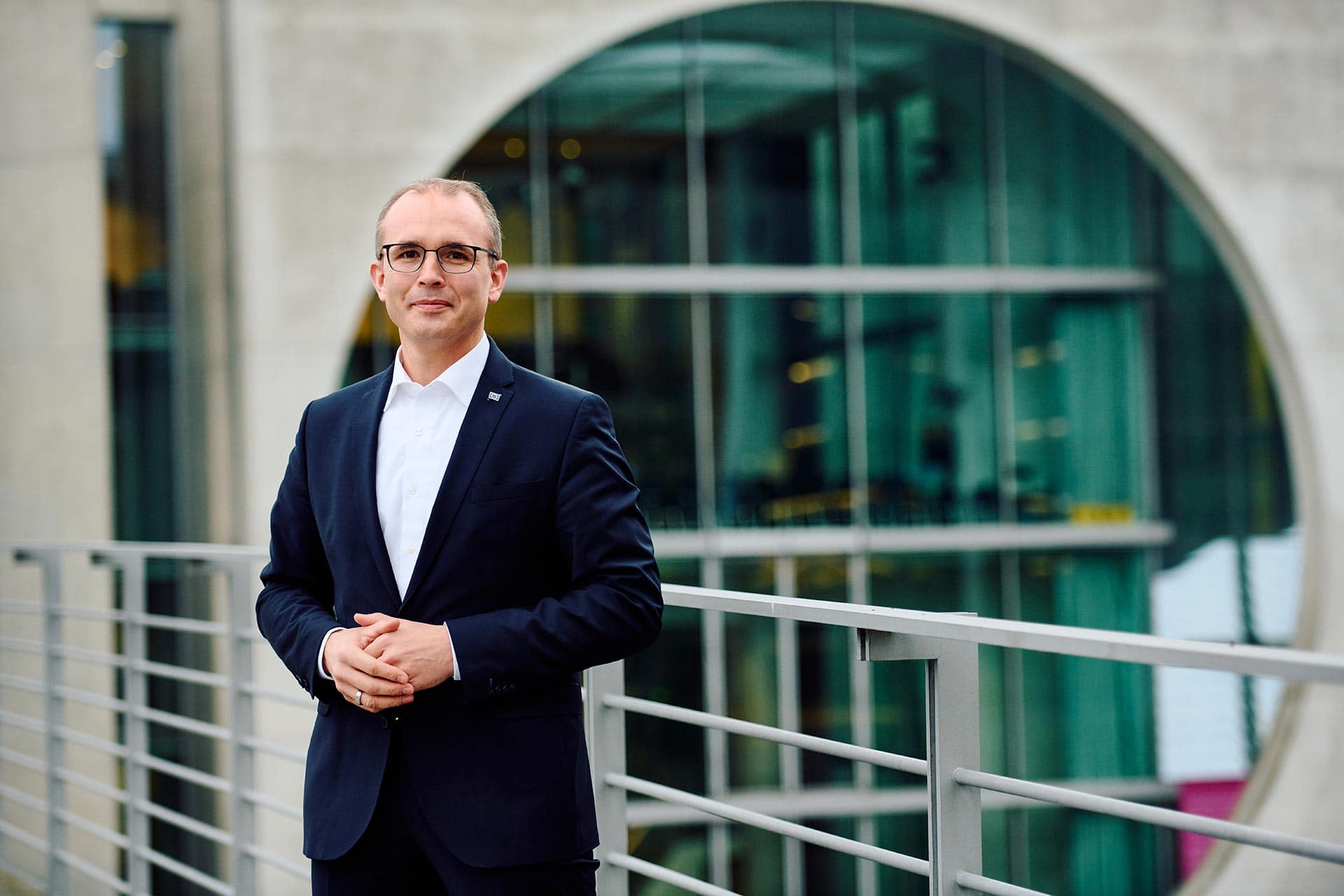 Portrait des CSU Politikers Tobias Winkler in Berlin
