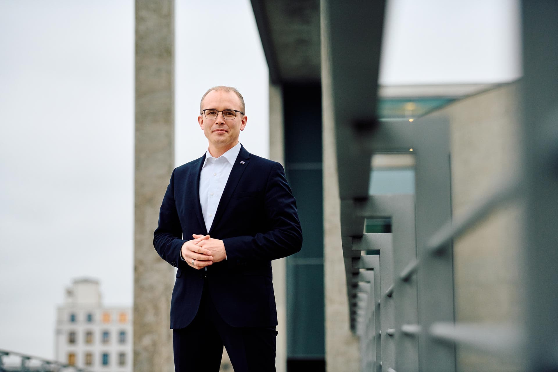 Portrait des CSU Politikers Tobias Winkler in Berlin