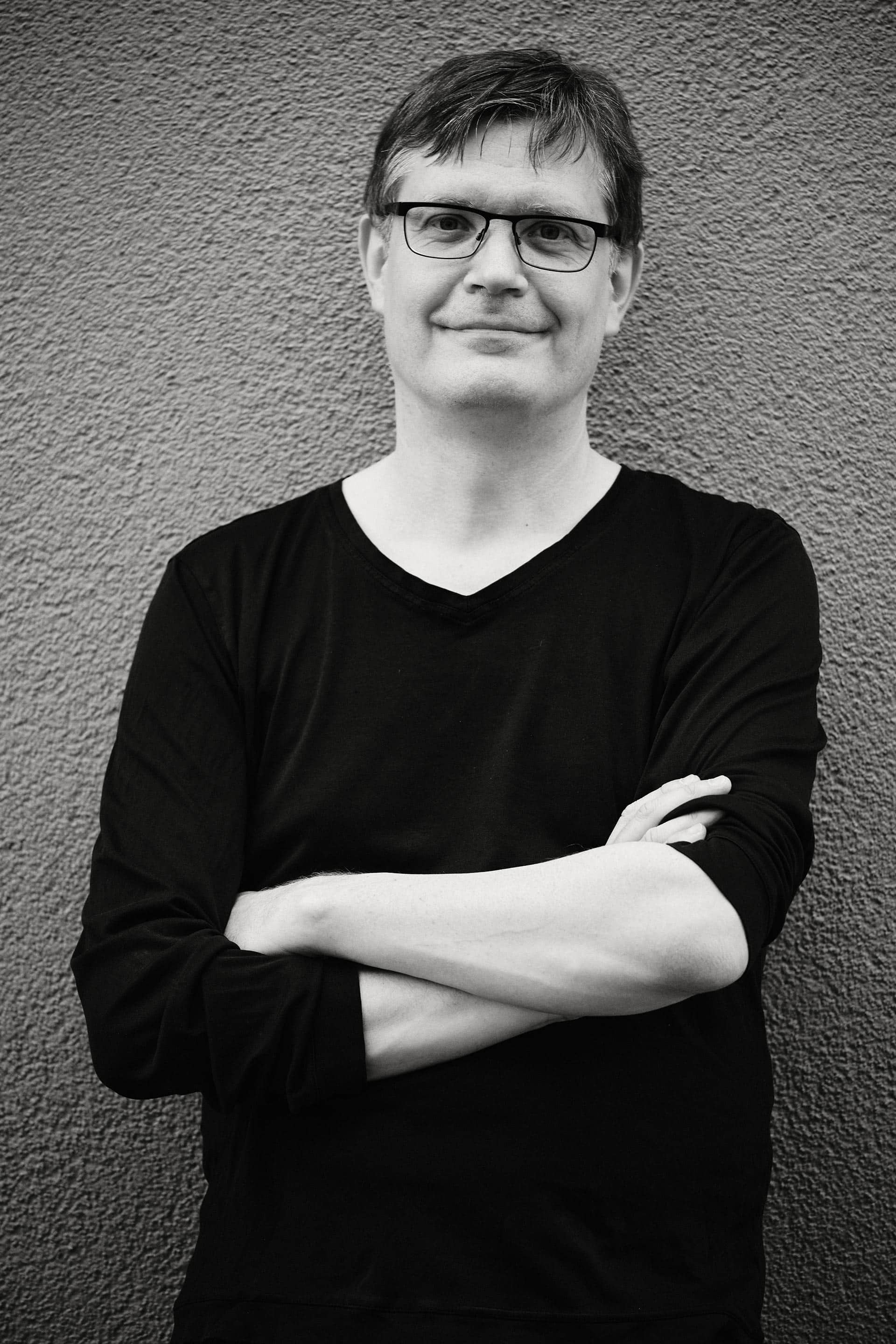 Portrait des Grünen Politikers Sascha Müller