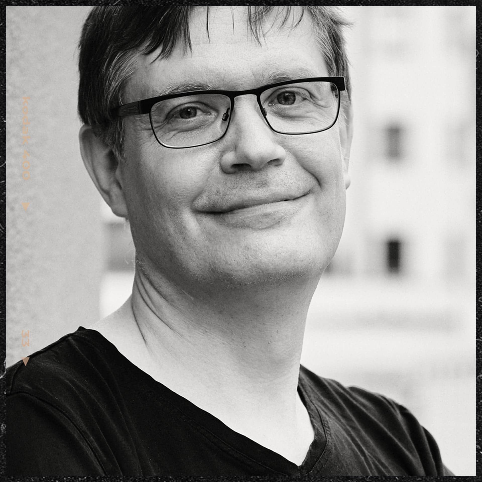 Portrait des Grünen Politikers Sascha Müller