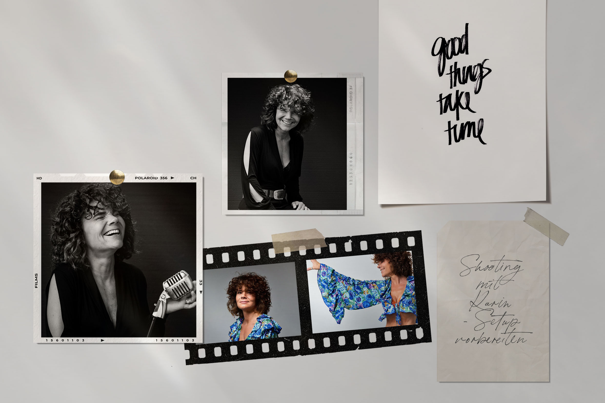 Künstlerfotos mit Sängerin Pearl Lovelight