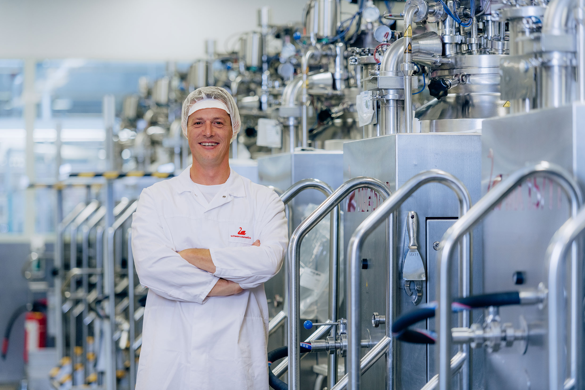 Industriefotos für Schwan Cosmetics, Fürth, Nürnberg