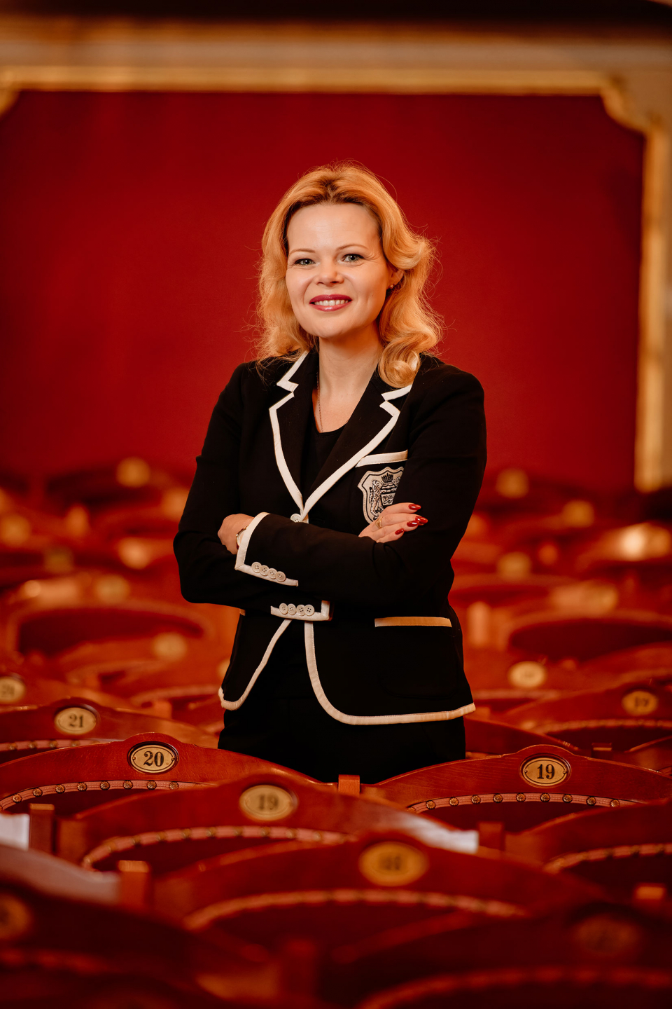 Künstlerfotos mit Silvia Stolz, der Intendantin des Fürther Stadttheaters