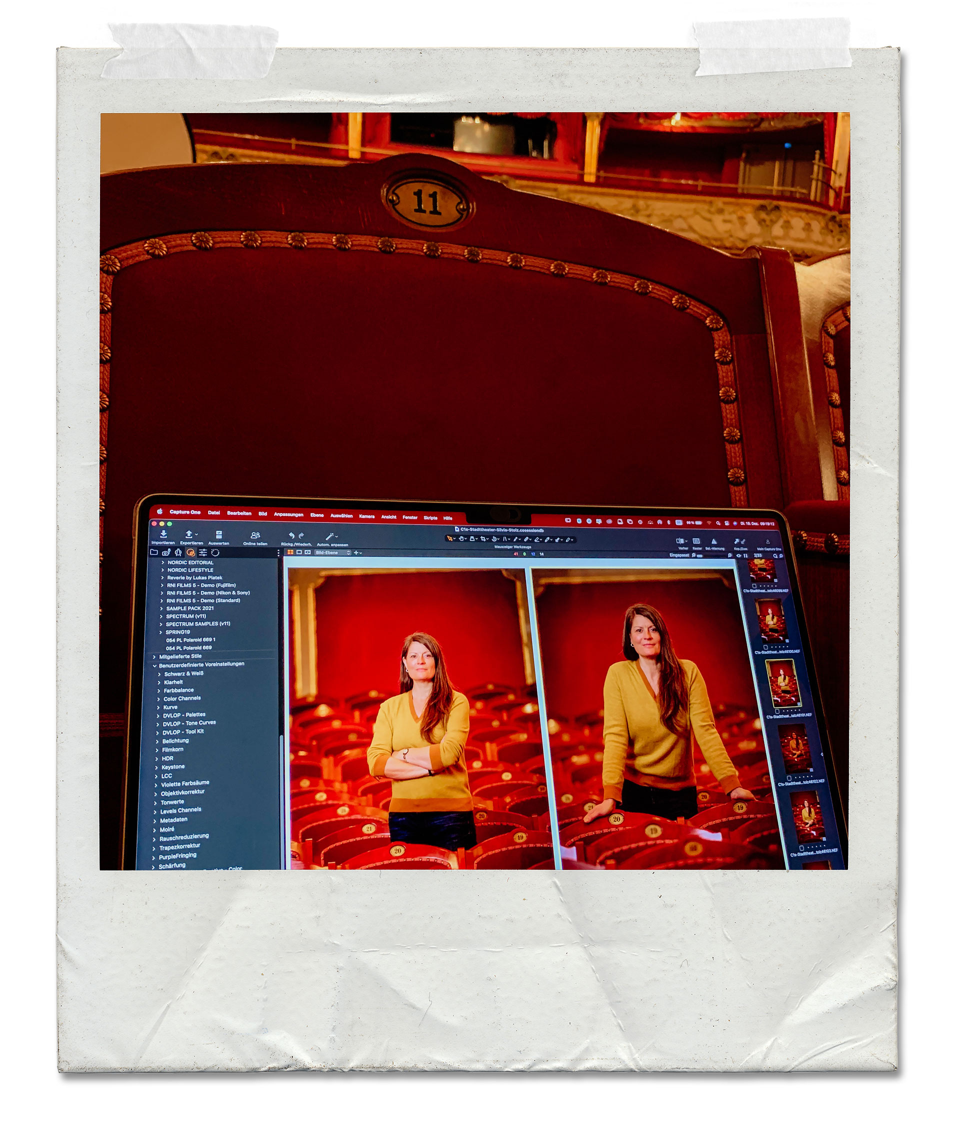 Making of - Fotoshooting mit der Indentantin des Stadttheater Fürth