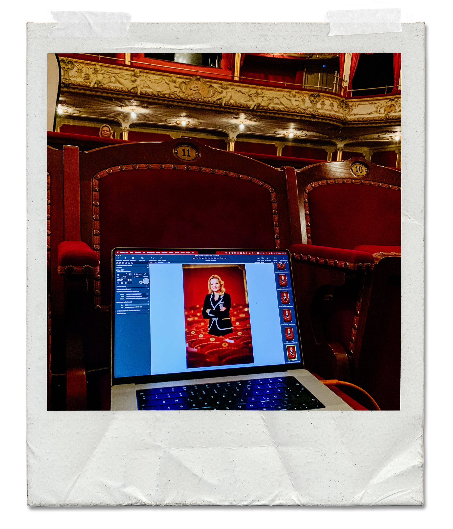 Making of - Fotoshooting mit der Indentantin des Stadttheater Fürth