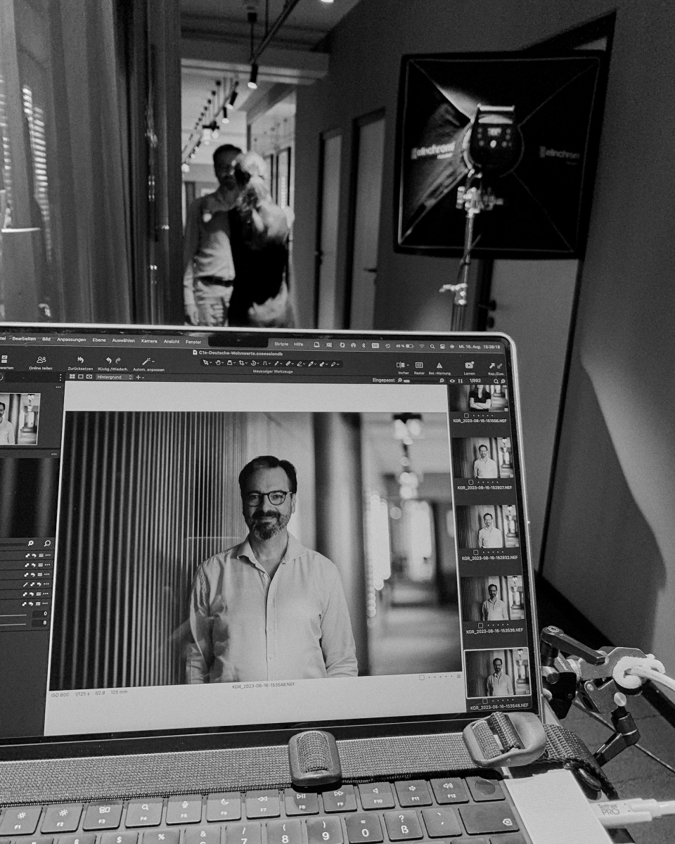 Making of des Jahrbuches WERTVOLL von Deutsche Wohnwerte