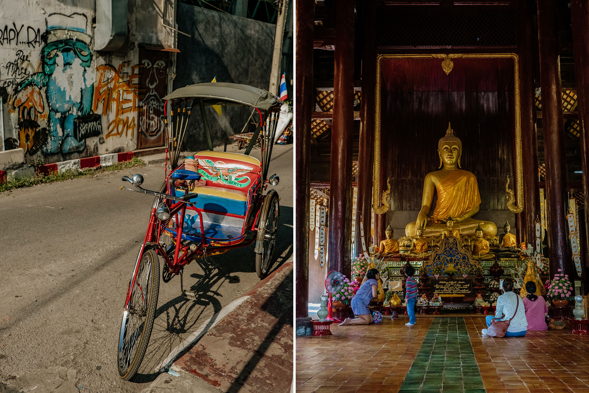 mit Fuji-Kameras in Chiang Mai, Nordthailand - Fotograf Fürth