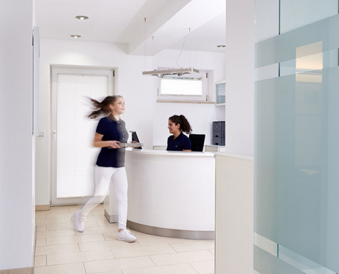 Unternehmensfotografie,Fotograf Fürth, Fotos einer Zahnarztpraxis, Praxis Dr. Lösch in Nürnberg