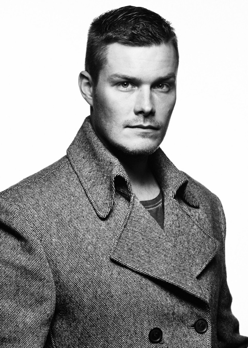 Schauspielerfotos im Studio, Männerportraits in Schwarzweiss, Fotograf Fürth